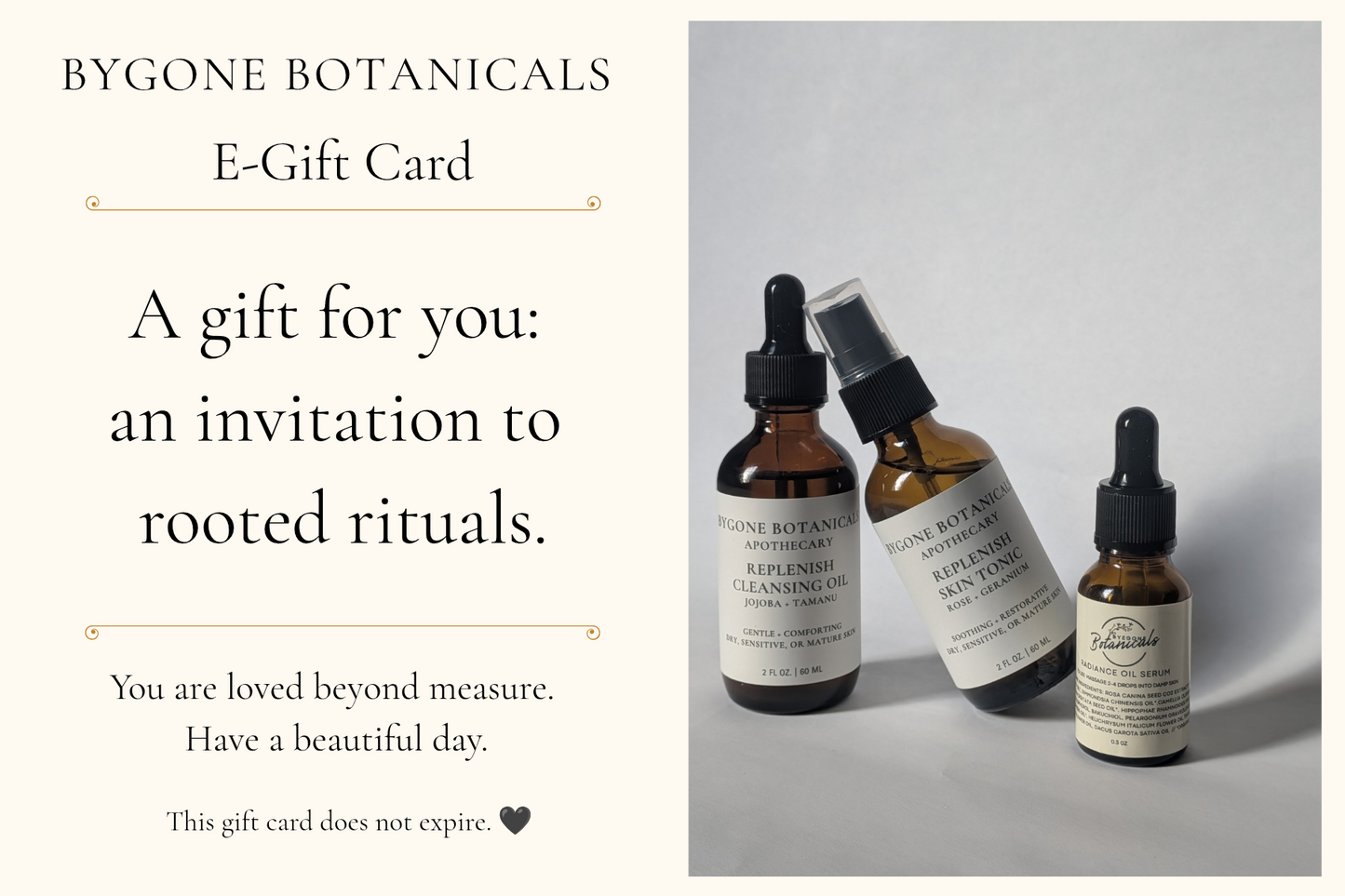 Bygone Botanicals Digital Gift Card