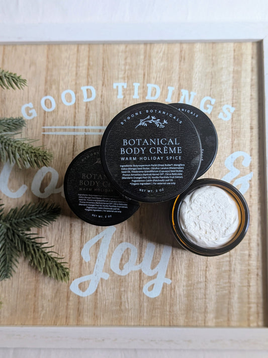 4 Pack Warm Holiday Spice Botanical Body Creme